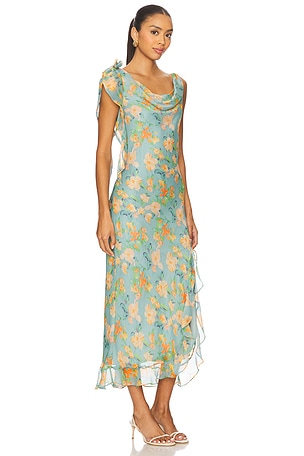 ASTR the Label Isabelle Dress in Blue