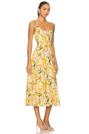 ASTR the Label Jaleyah Dress in Yellow