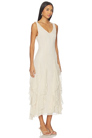 ASTR the Label Philomene Dress in Cream