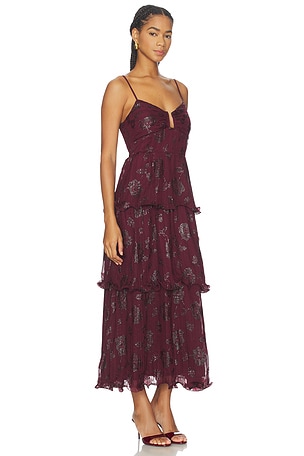 ASTR the Label Lupin Dress in Wine