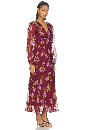 ASTR the Label Calantha Dress in Wine