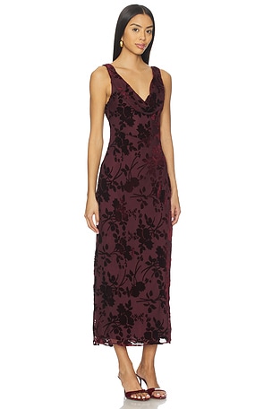 ASTR the Label Floris Dress in Wine. Size XS. Also
