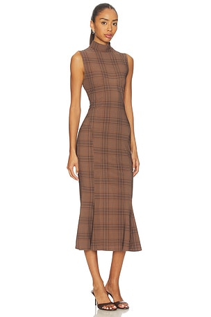 Astr the label vestido leigha en color marrón