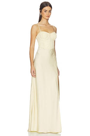 ASTR the Label x REVOLVE Zinnia Gown in Lemon