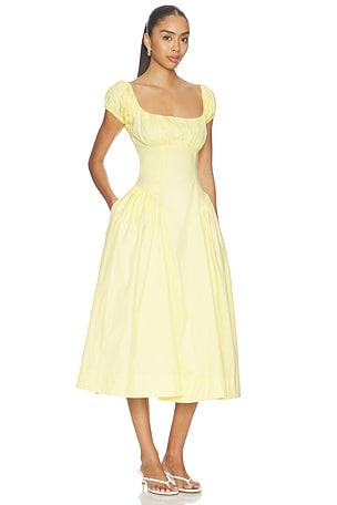 ASTR the Label ROBE ADILENE en Jaune