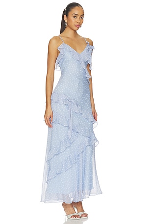ASTR the Label Amiya Dress in Baby Blue. Size XL. Also