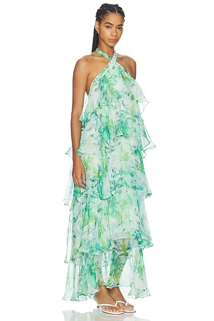 ASTR the Label Daiga Dress in Green