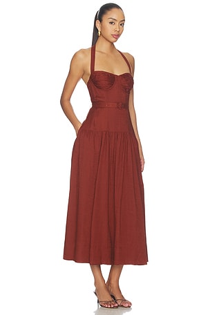 ASTR the Label Katinka Dress in Brown