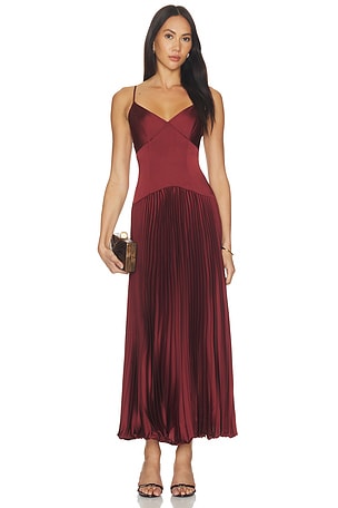 Pleated Drop Waist Dress ASTR the Label