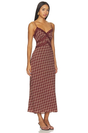 ASTR the Label Carin Dress in Wine