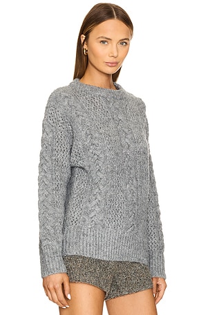 ASTR the Label Lisabeth Sweater in Grey