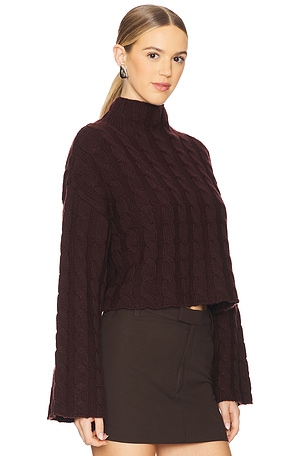 ASTR the Label Sloan Sweater in Wine