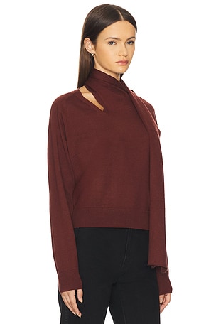 ASTR the Label Silvana Sweater in Burgundy