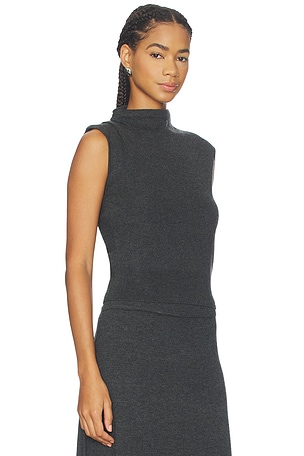ASTR the Label Deora Sweater in Charcoal