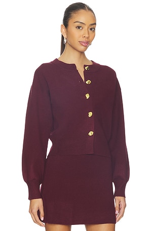 ASTR the Label Eryn Cardigan in Wine