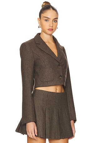 ASTR the Label Siarah Jacket in Brown