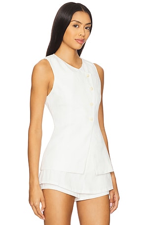 ASTR the Label Sonja Vest in White