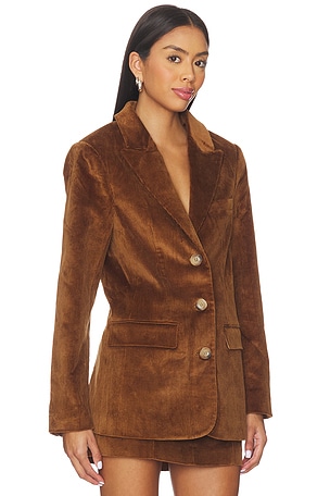 ASTR the Label Boyfriend Blazer in Brown