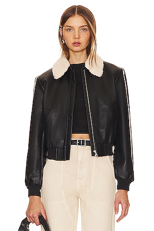 Trudy Faux Leather Jacket ASTR the Label