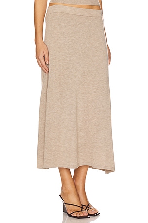 ASTR the Label Deora Sweater Skirt in Taupe