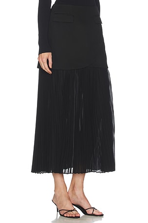 ASTR the Label Deaile Skirt in Black