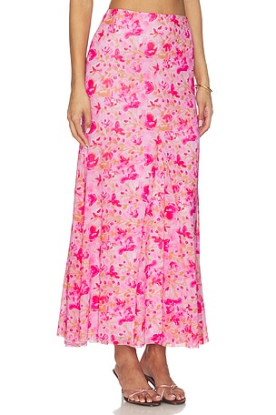 ASTR the Label Mejra Skirt in Fuchsia. Size XL. Also