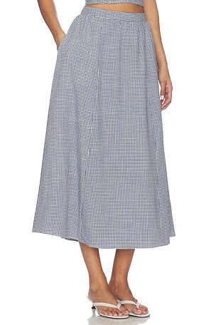 ASTR the Label Wylda Skirt in Blue