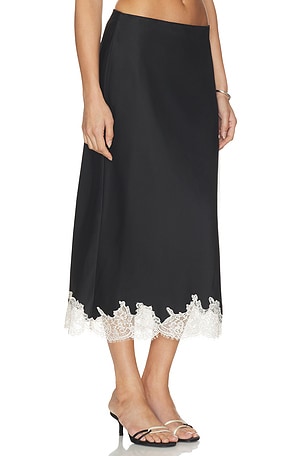 ASTR the Label Blossom Skirt in Black. Size XS. Also
