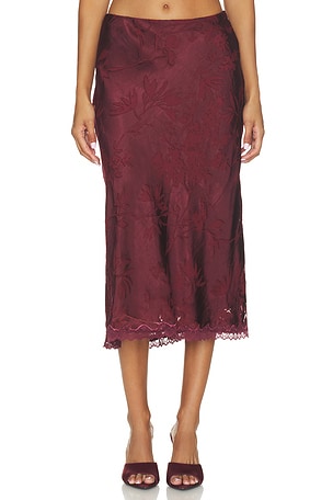ASTR the Label Wendey Skirt en Bourgogne