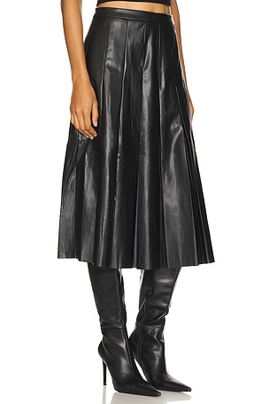 ASTR the Label Vena Skirt in Black