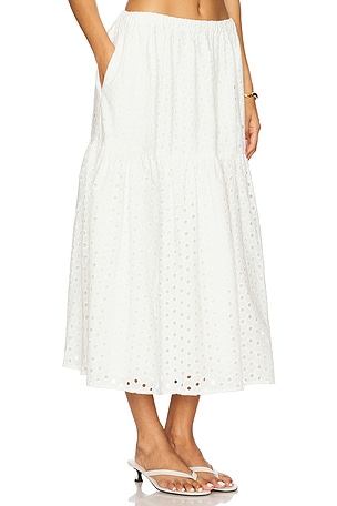 ASTR the Label Nalley Skirt in White