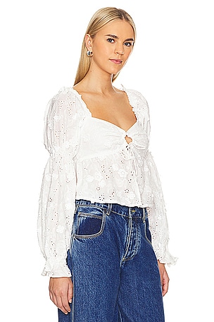 ASTR the Label Barstow Top in White