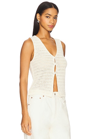 ASTR the Label Taimi Sweater Vest in Neutral