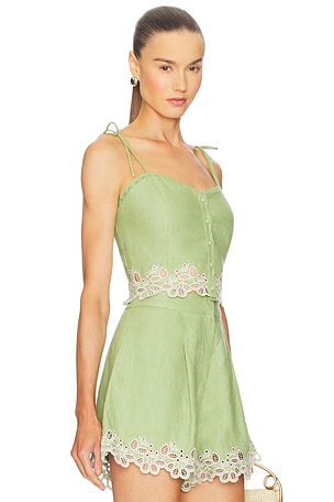 ASTR the Label Kiya Top in Green. Size XS. Also