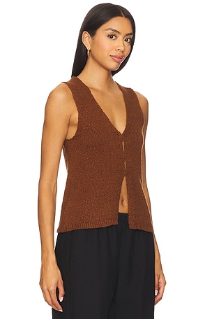ASTR the Label Taimi Sweater Vest in Brown