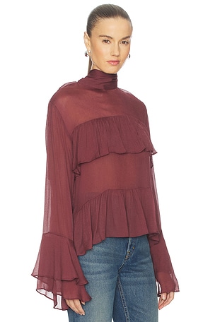 ASTR the Label Fae Top in Wine