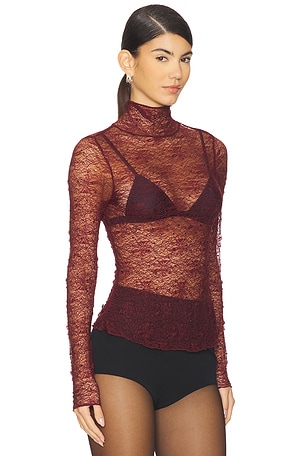 ASTR the Label Kyra Top in Wine. Size XS. Also