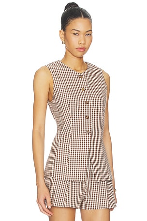 ASTR the Label Karan Vest in Brown