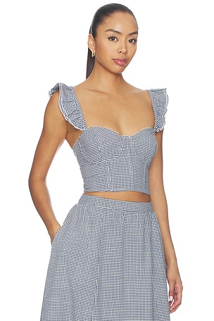 ASTR the Label Wedelia Top in Blue