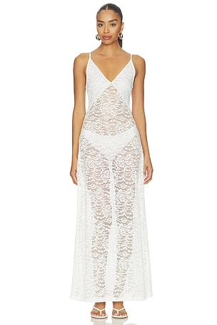 Away That Day X Gigi & Olive Forte Dei Marmi Lace Dress in White