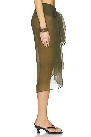 Away That Day Santorini Sarong in Olive