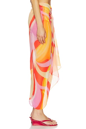 Away That Day Santoreni Sarong en Orange