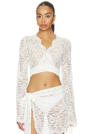 X Gigi & Olive Palm Island Lace Top Away That Day