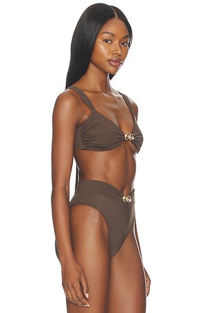 Away That Day Isola Bella Top in Brown