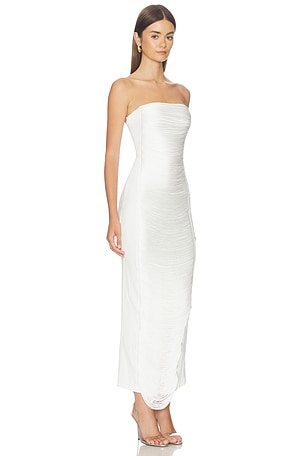 Amelie Teje Belarouse Dress in Ivory