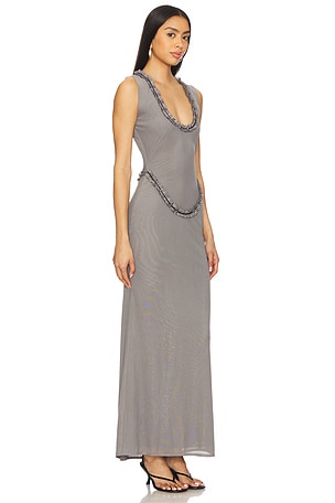 Amelie Teje Miro Maxi Dress in Grey