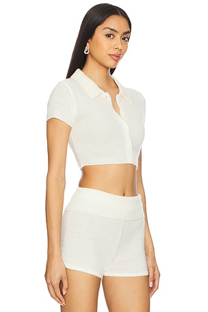 Amelie Teje Marbella Button Up in Cream