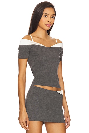 Amelie Teje Kenny Top in Grey