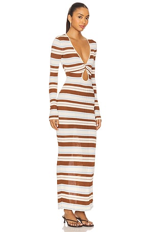 Auteur Studio Stevie Dress in Brown