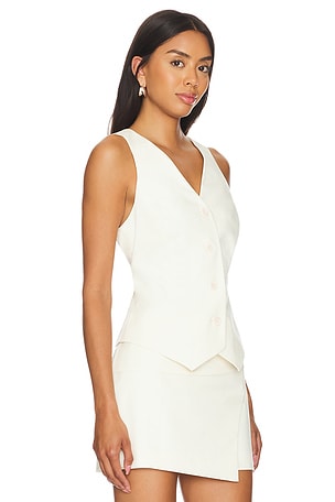 Auteur Studio Indy Vest in Cream